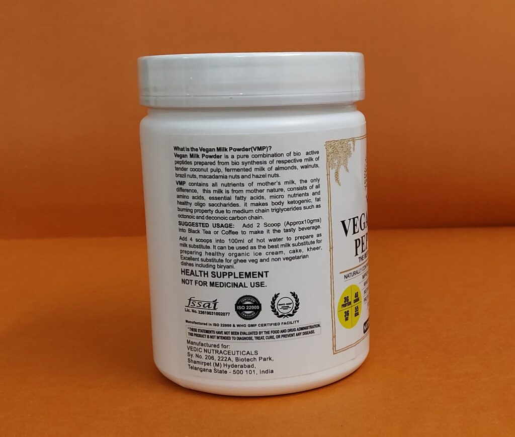 Vegan Milk Peptides – Vedic Nutraceuticals