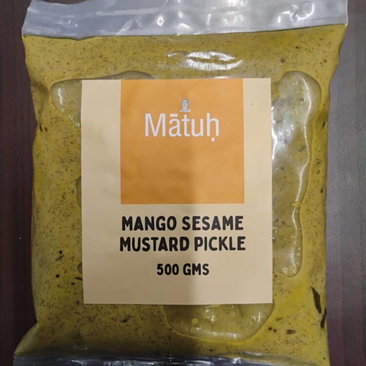 Mango Sesame Mustard Pickle